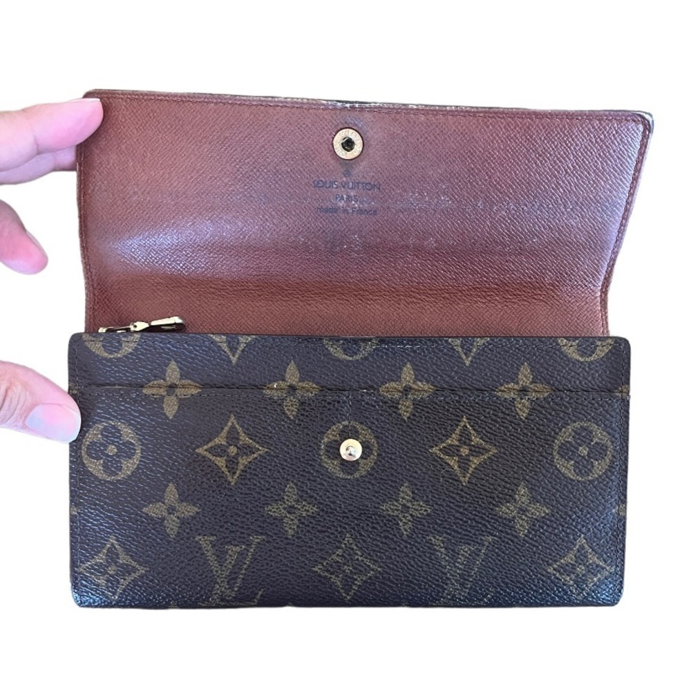 Louis VUITTON Vintage Monogram snap and zip Sarah Wallet - Picture 5 of 14